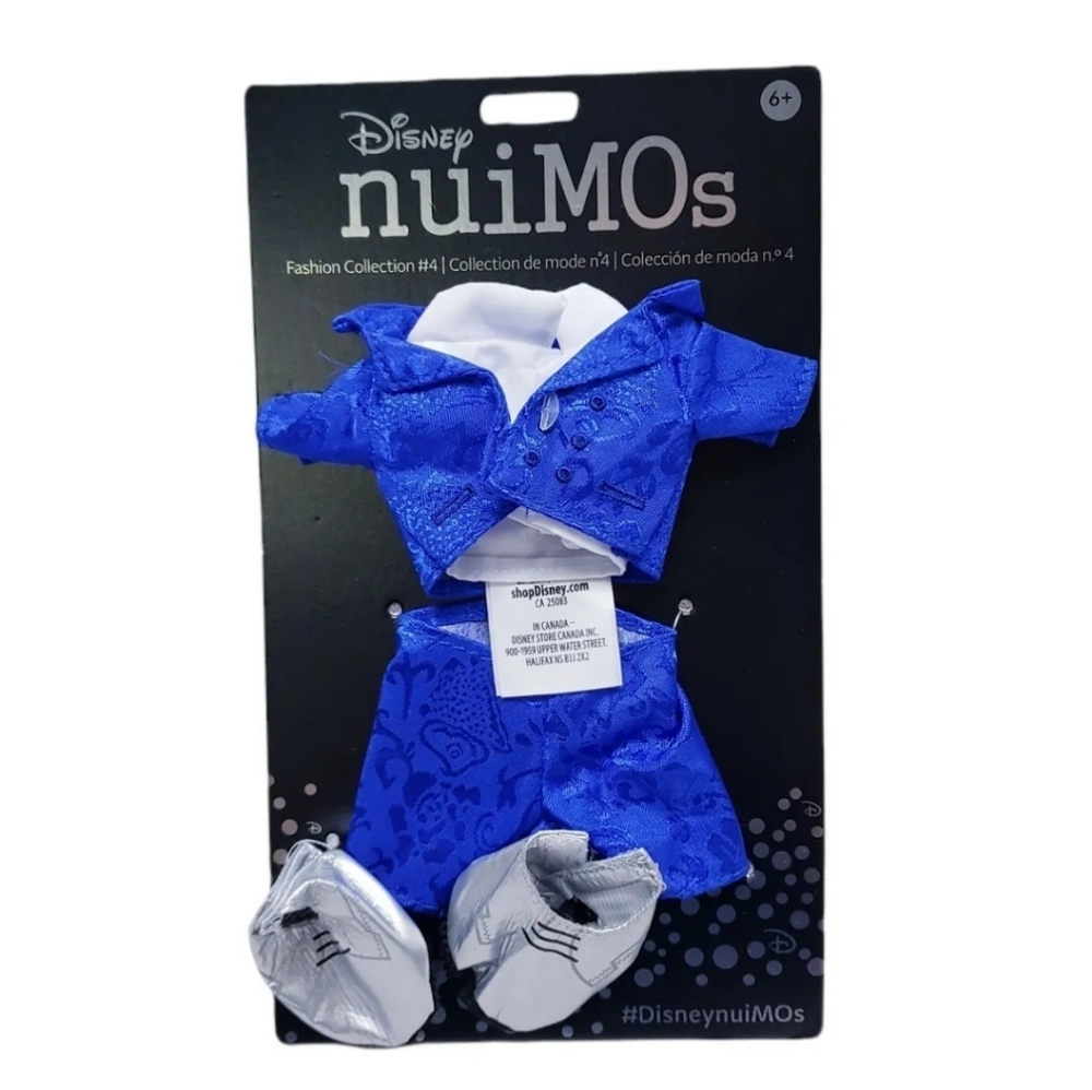 Disney nuiMOs Outfit – Blue Tuxedo with Silver Shoes- NWT Fashion Collection